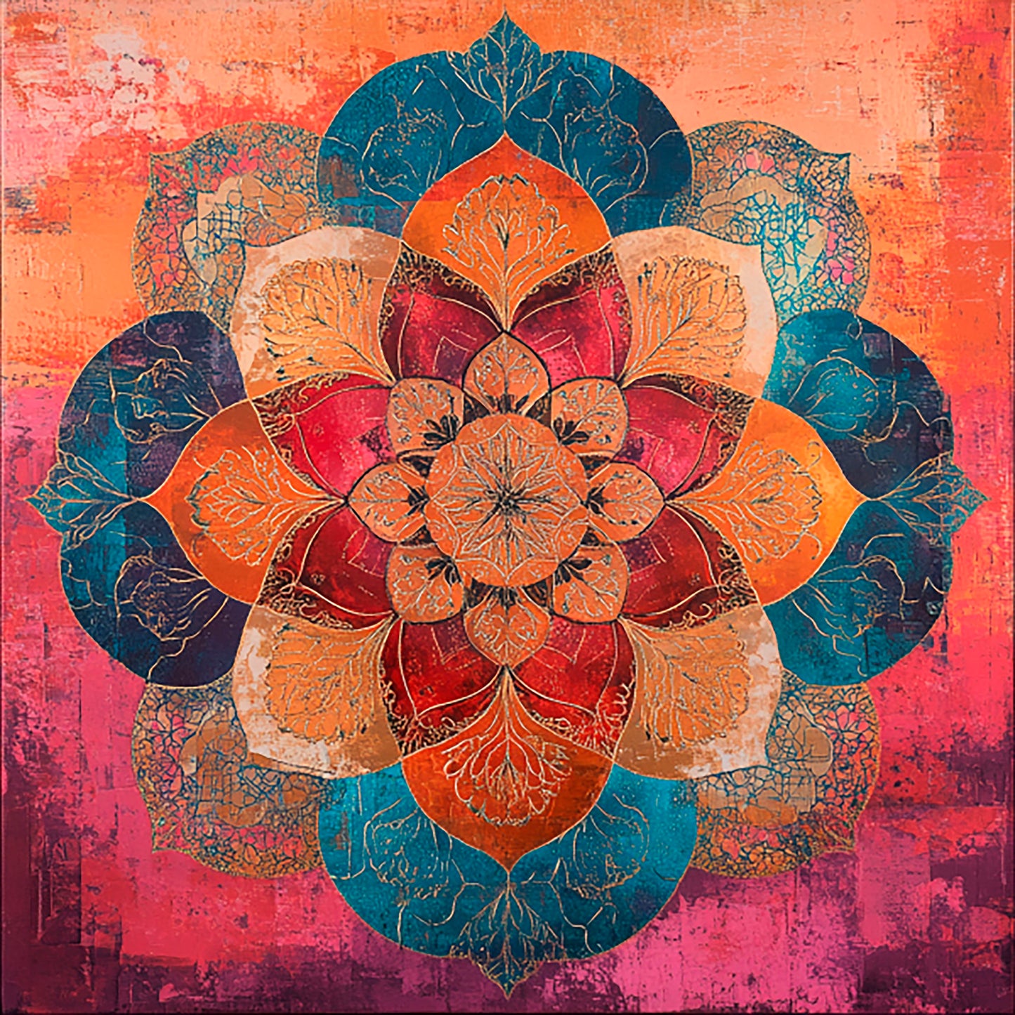 Color vortex: mandalas for meditation and relaxation - Digital Artwork 3