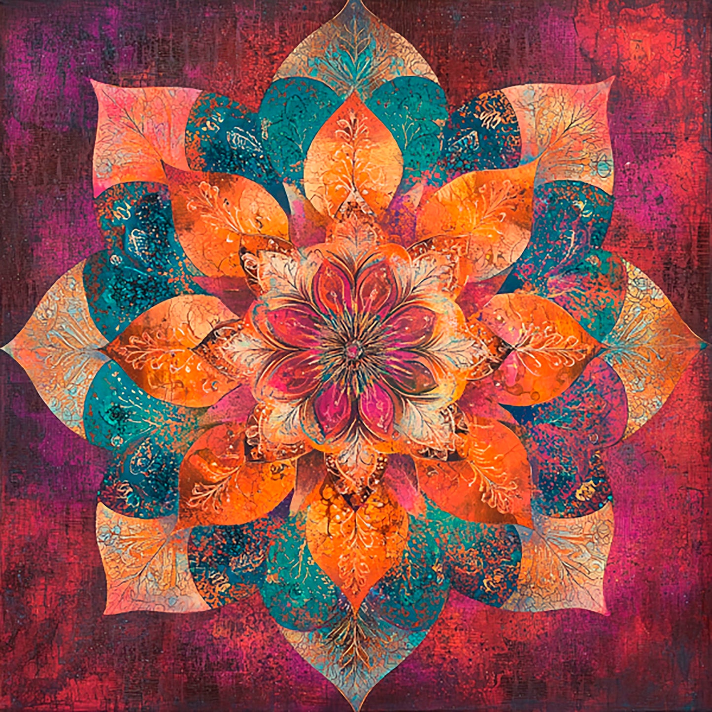 Color vortex: mandalas for meditation and relaxation - Digital Artwork 4