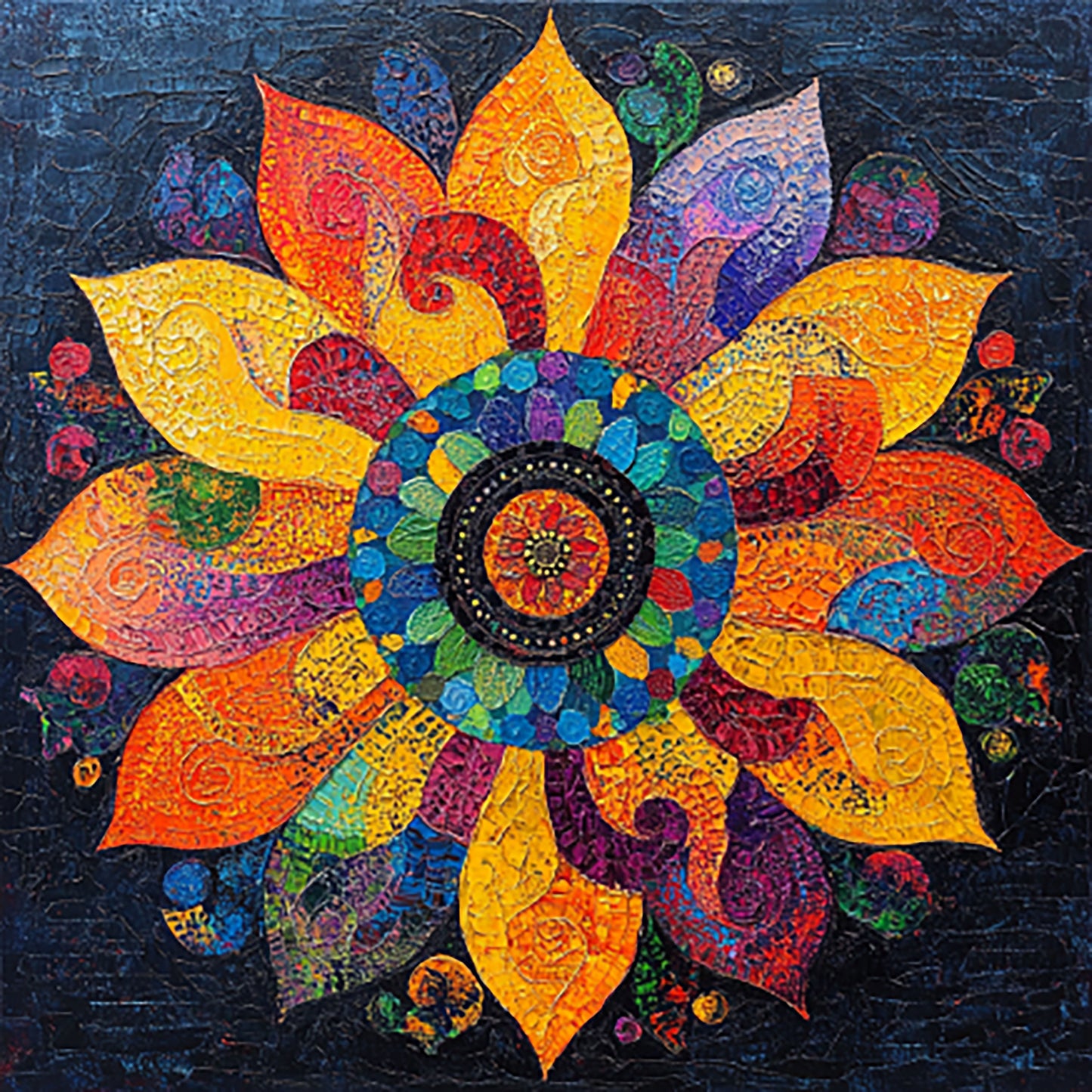 Color vortex: mandalas for meditation and relaxation - Digital Artwork 01