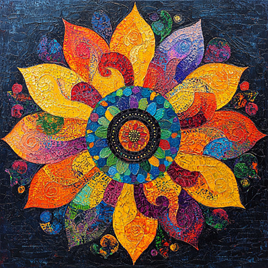 Color vortex: mandalas for meditation and relaxation - Digital Artwork 01