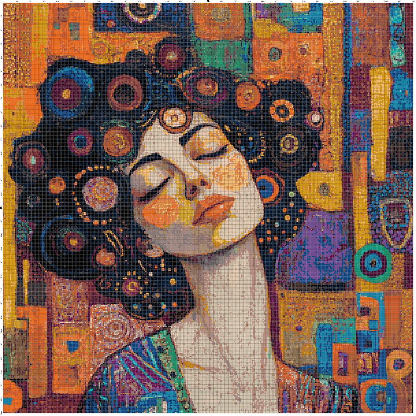 Color Ecstasy: Portrait Cross Stitch Patterns - Book 6