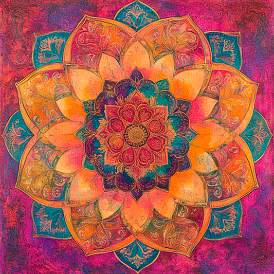 Color vortex: mandalas for meditation and relaxation - Digital Artwork 13