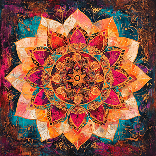 Color vortex: mandalas for meditation and relaxation - Digital Artwork 16