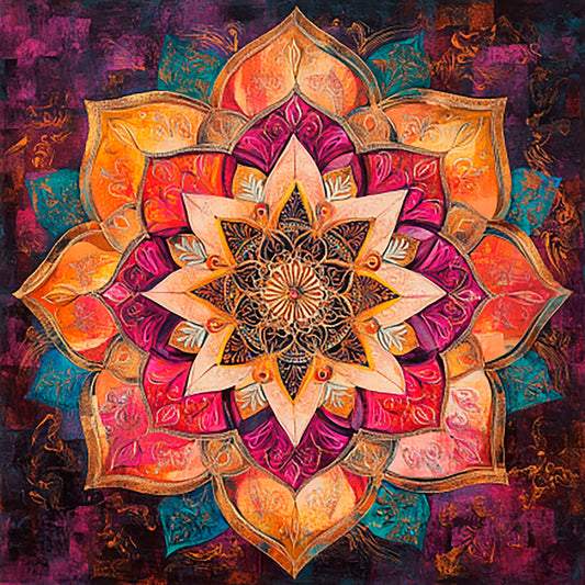 Color vortex: mandalas for meditation and relaxation - Digital Artwork 17