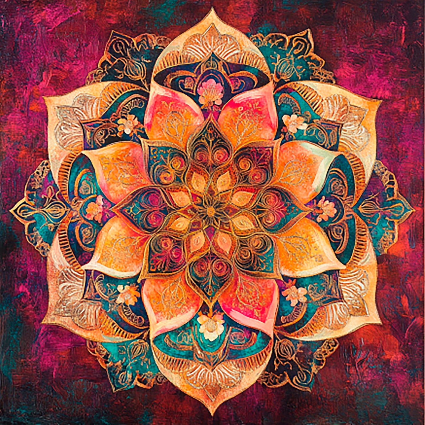 Color vortex: mandalas for meditation and relaxation - Digital Artwork 18