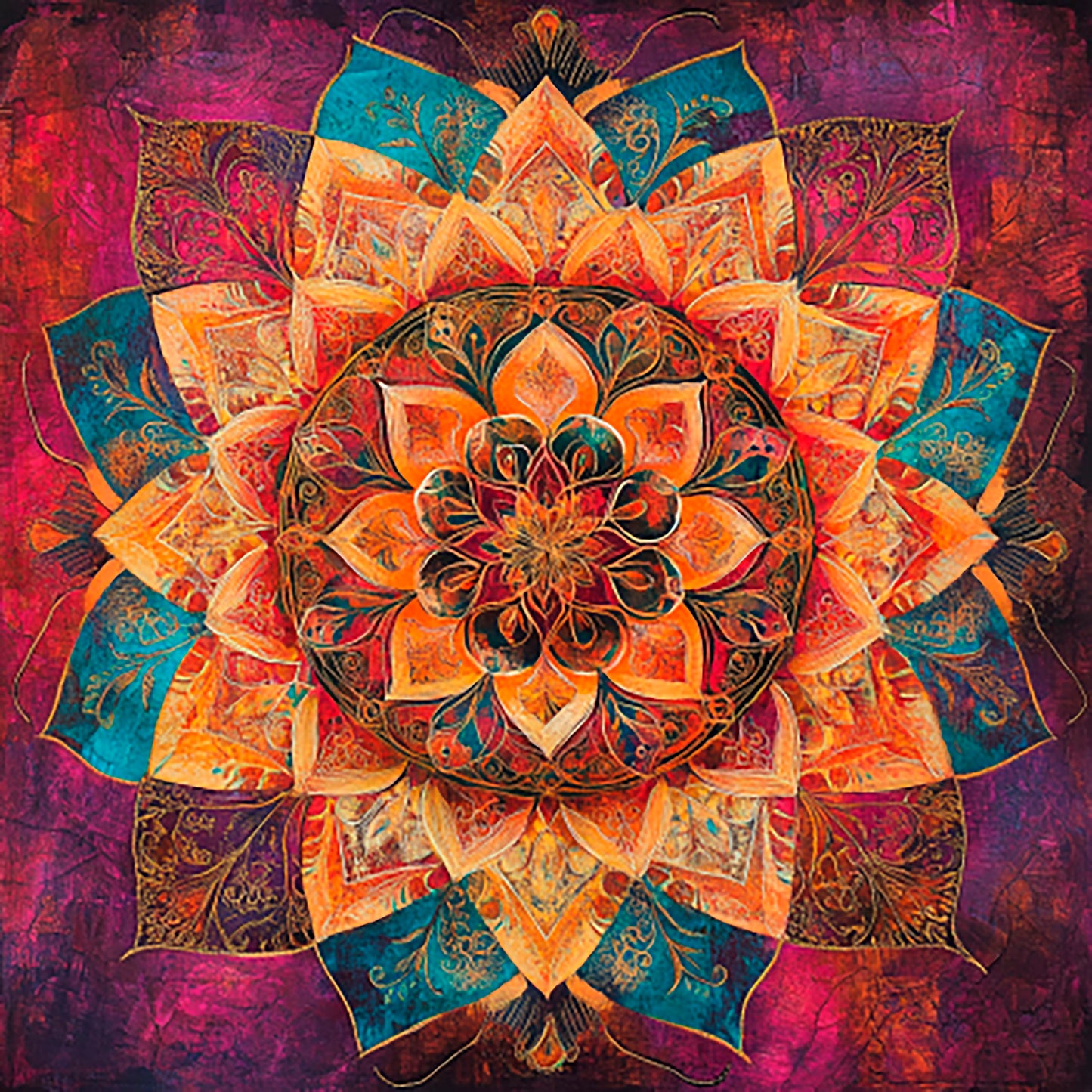 Color vortex: mandalas for meditation and relaxation - Digital Artwork 19