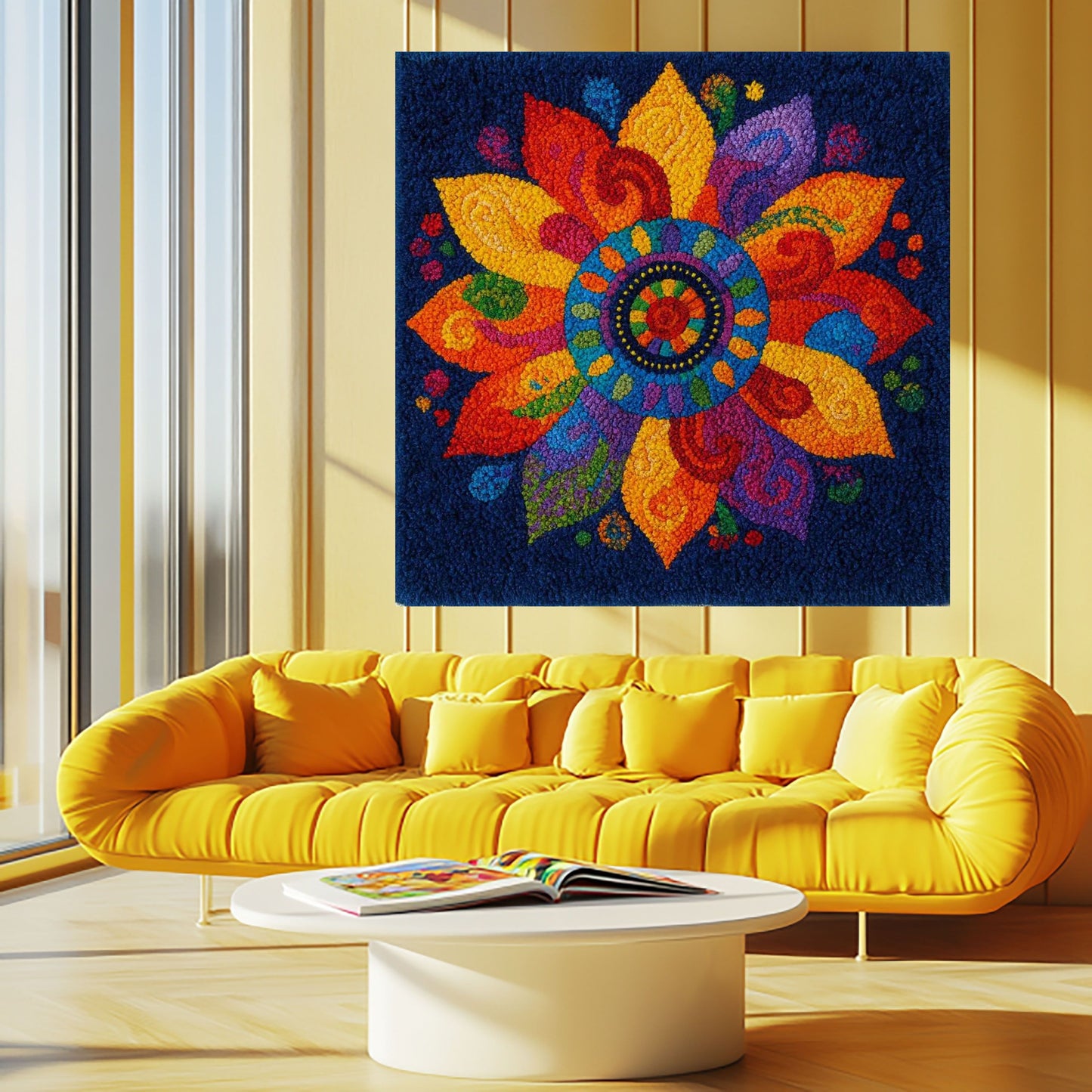 Latch Hook Mandalas - Book 4