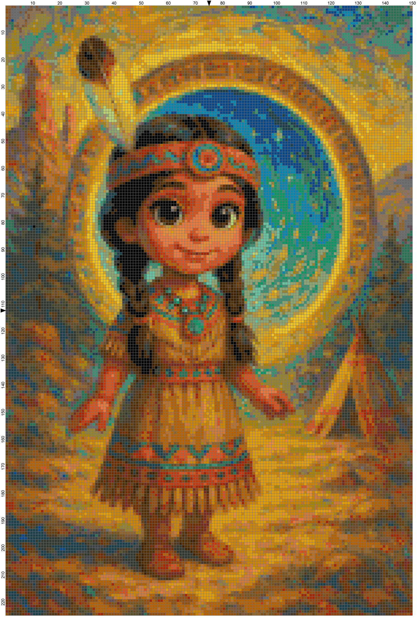 Little Princesses Around the World: Cross Stitch Patterns - Book 1