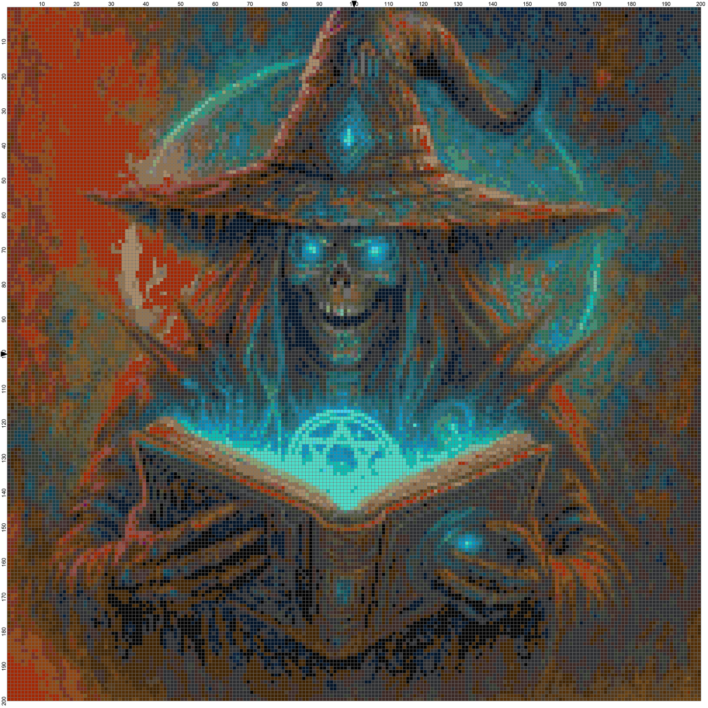 Magic Halloween: Cross Stitch Patterns - Book 25