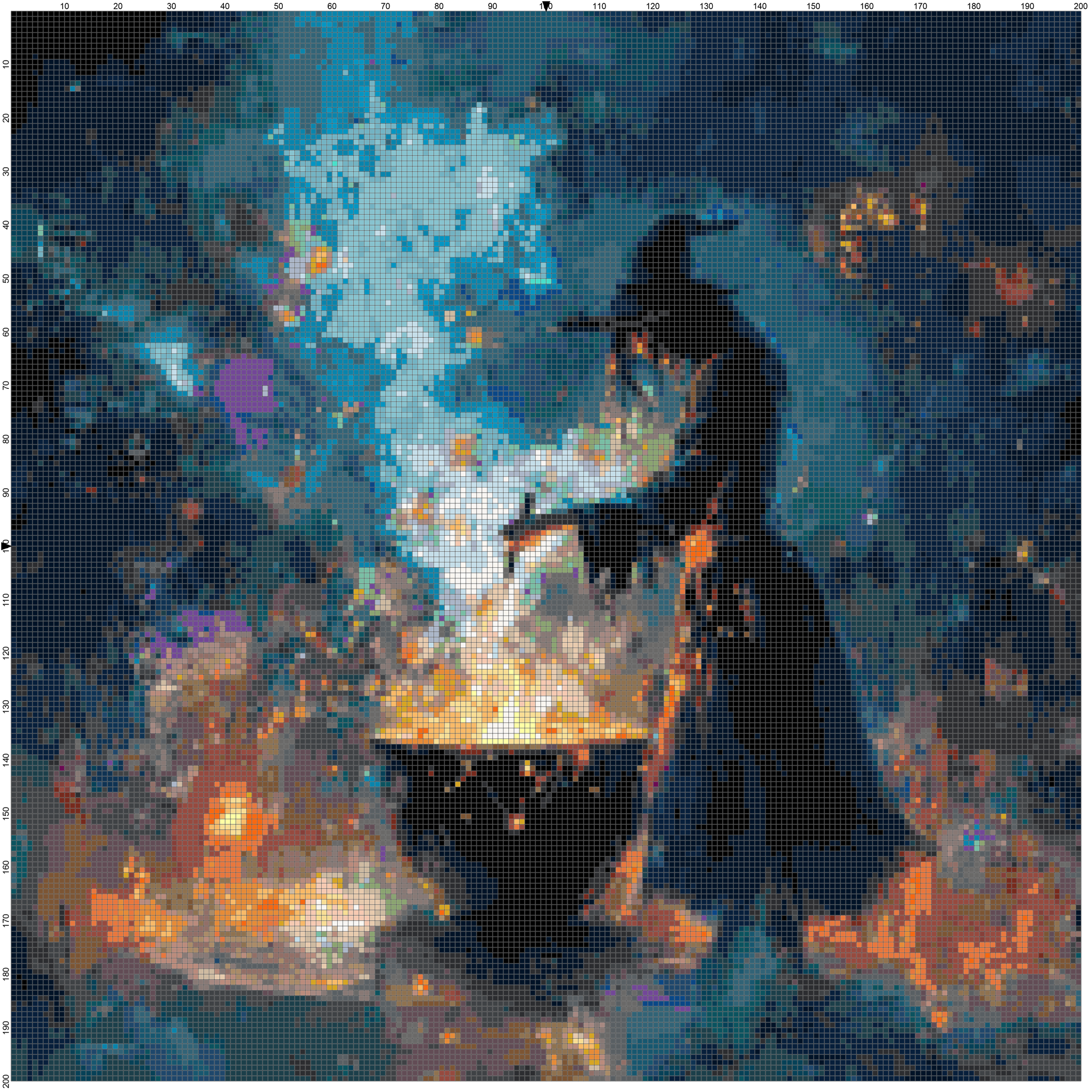 Magic Halloween: Cross Stitch Printable Patterns
