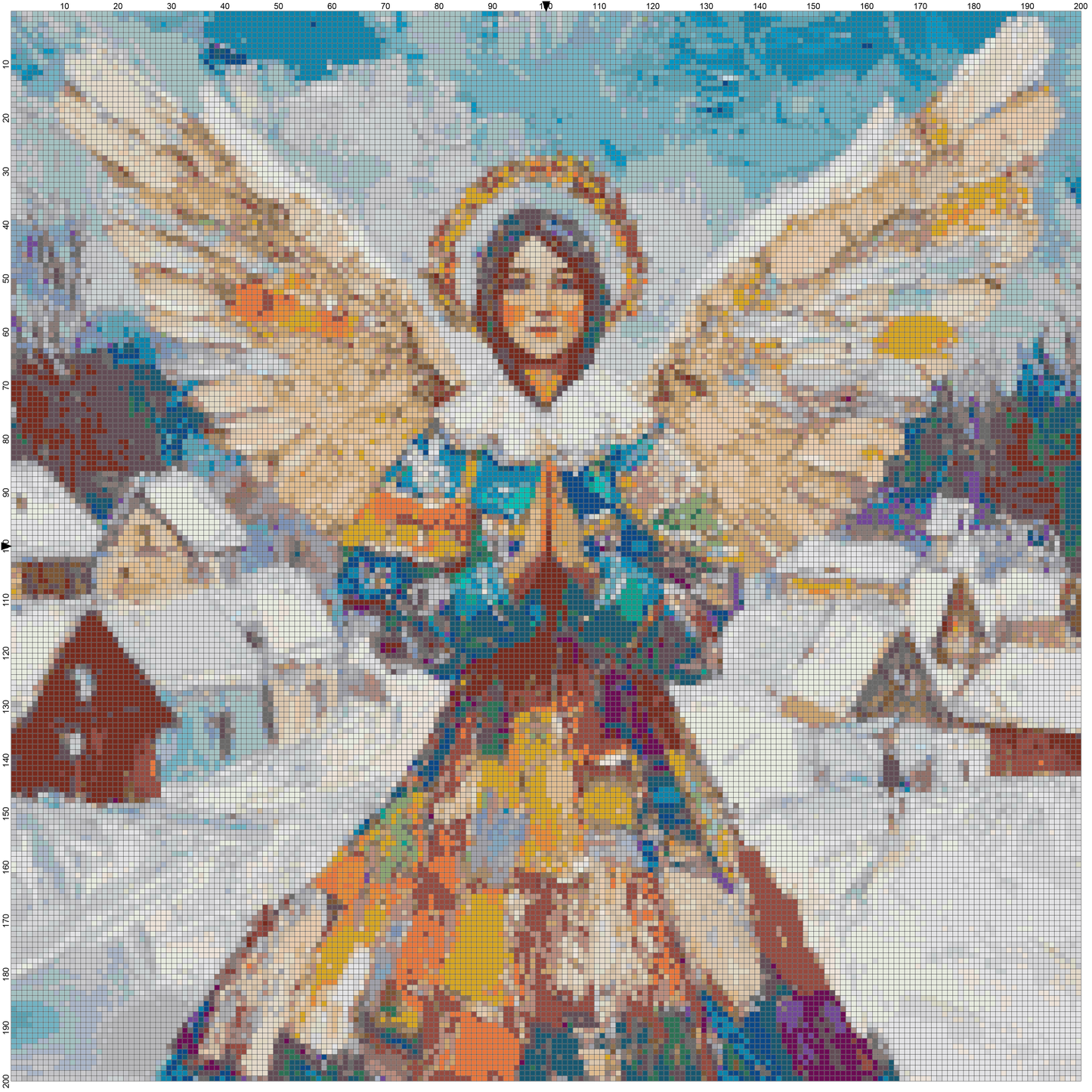 Angels: Christmas Cross Stitch Patterns - Book 9