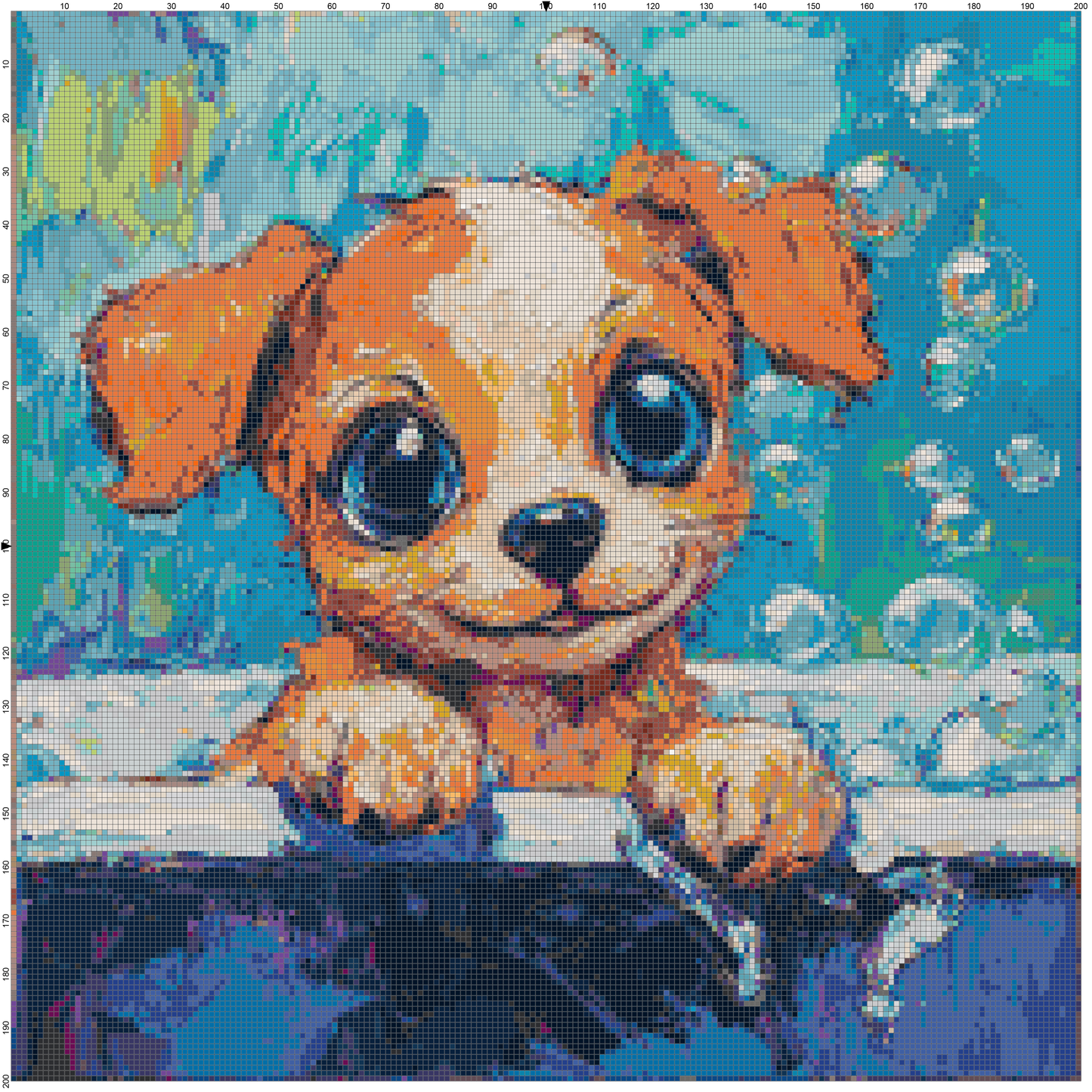 Puppy Magic: Cross Stitch Patterns - Book 4