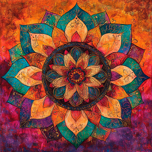 Color vortex: mandalas for meditation and relaxation - Digital Artwork 22