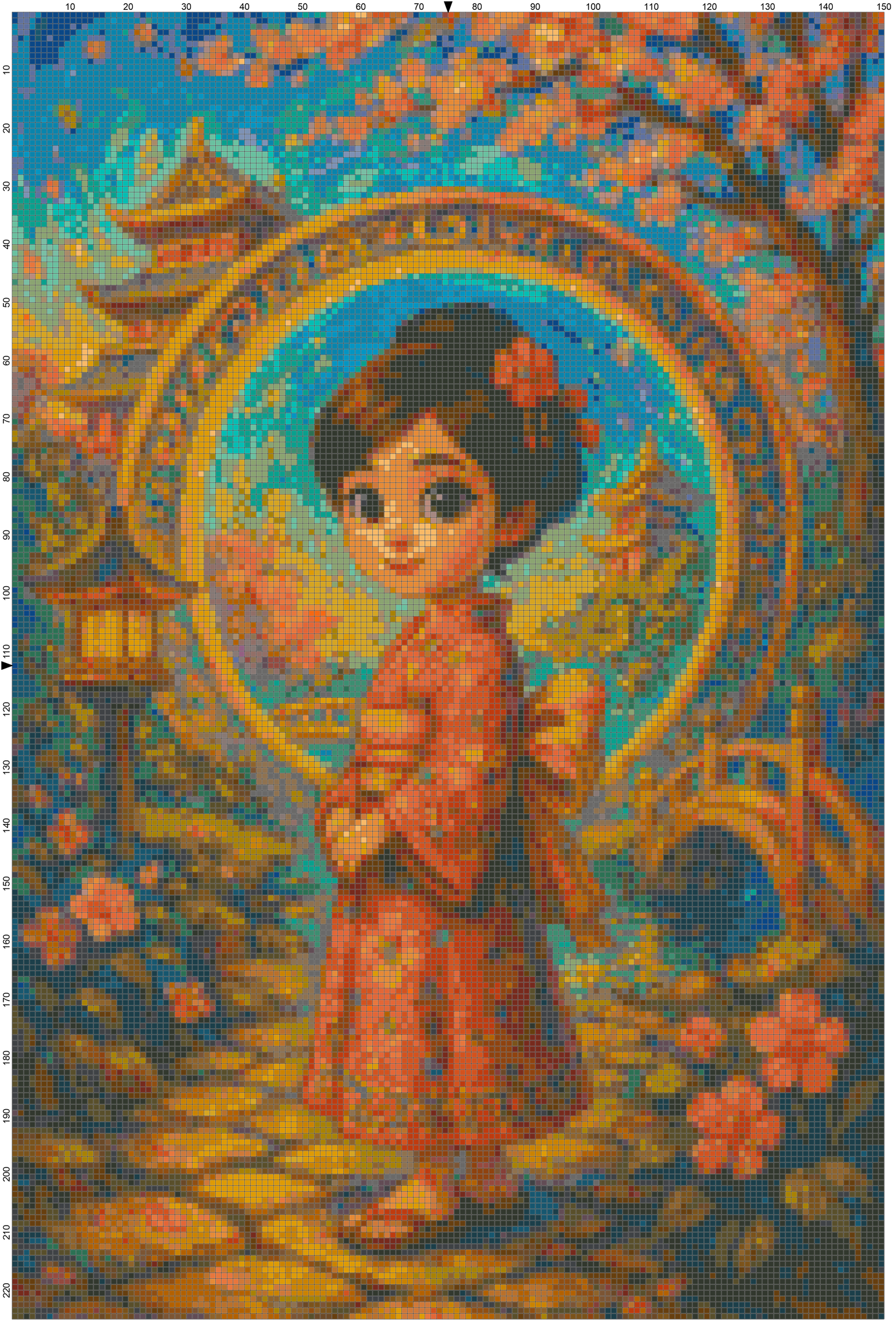 Little Princesses Around the World: Cross Stitch Patterns - Book 3