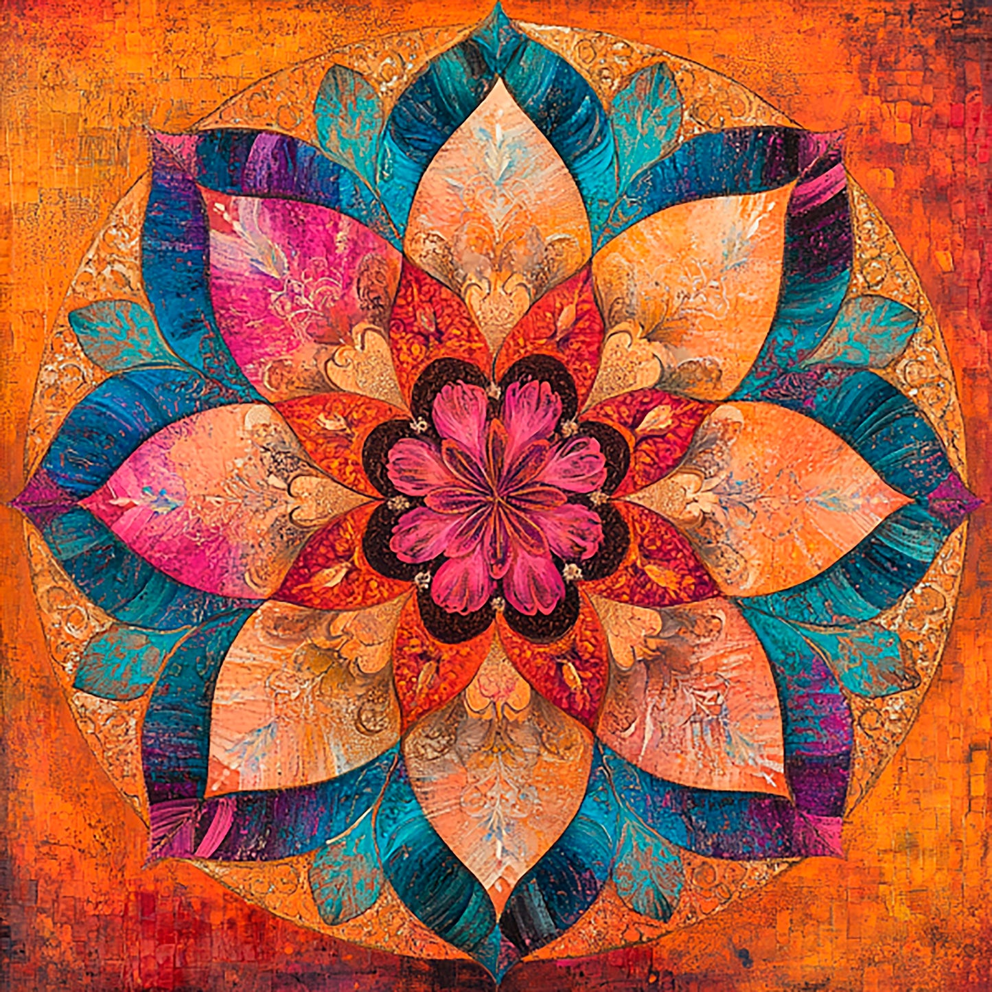 Color Vortex mandalas for meditation and relaxation — colorful printable mandala patterns in digital PDF format