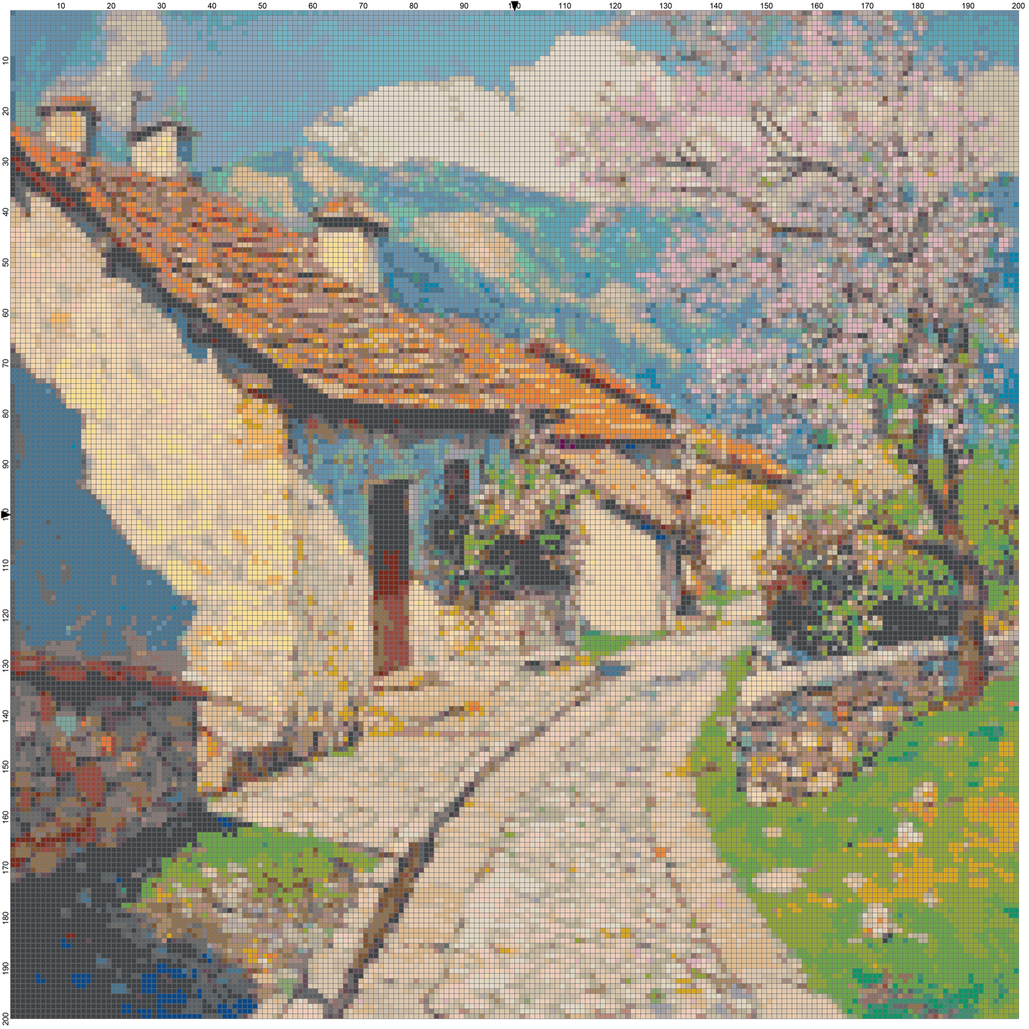Romantic Architecture Collection: Cross Stitch Patterns - Book 9