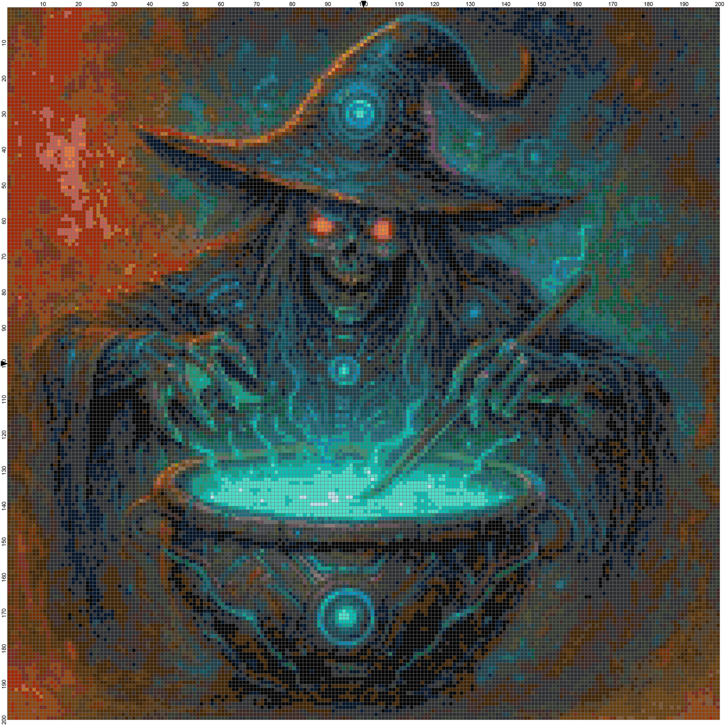 Magic Halloween: Cross Stitch Patterns - Book 28