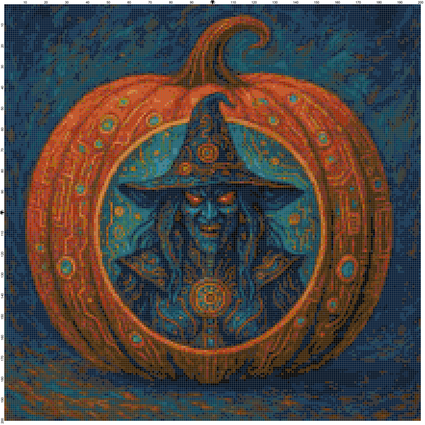 Magic Halloween: Cross Stitch Patterns - Book 19