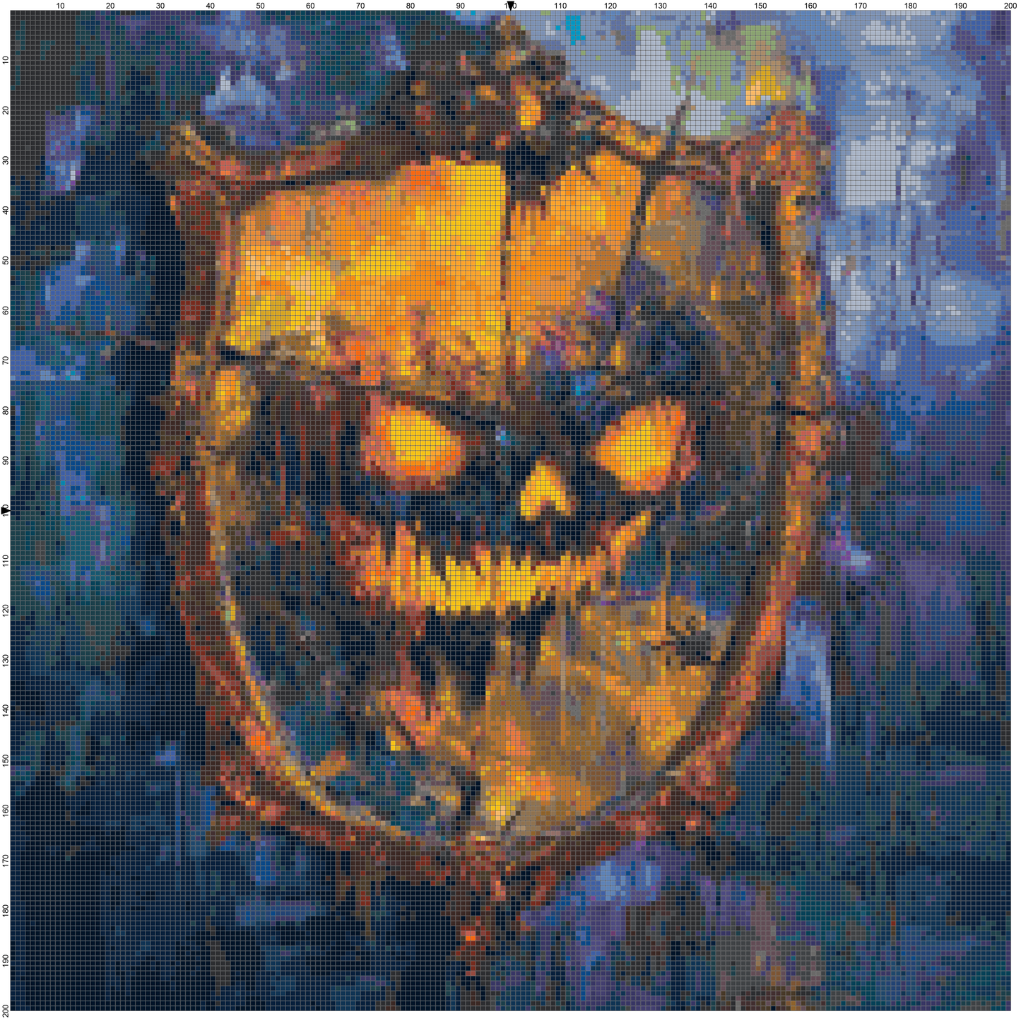 Magic Halloween: Cross Stitch Printable Patterns