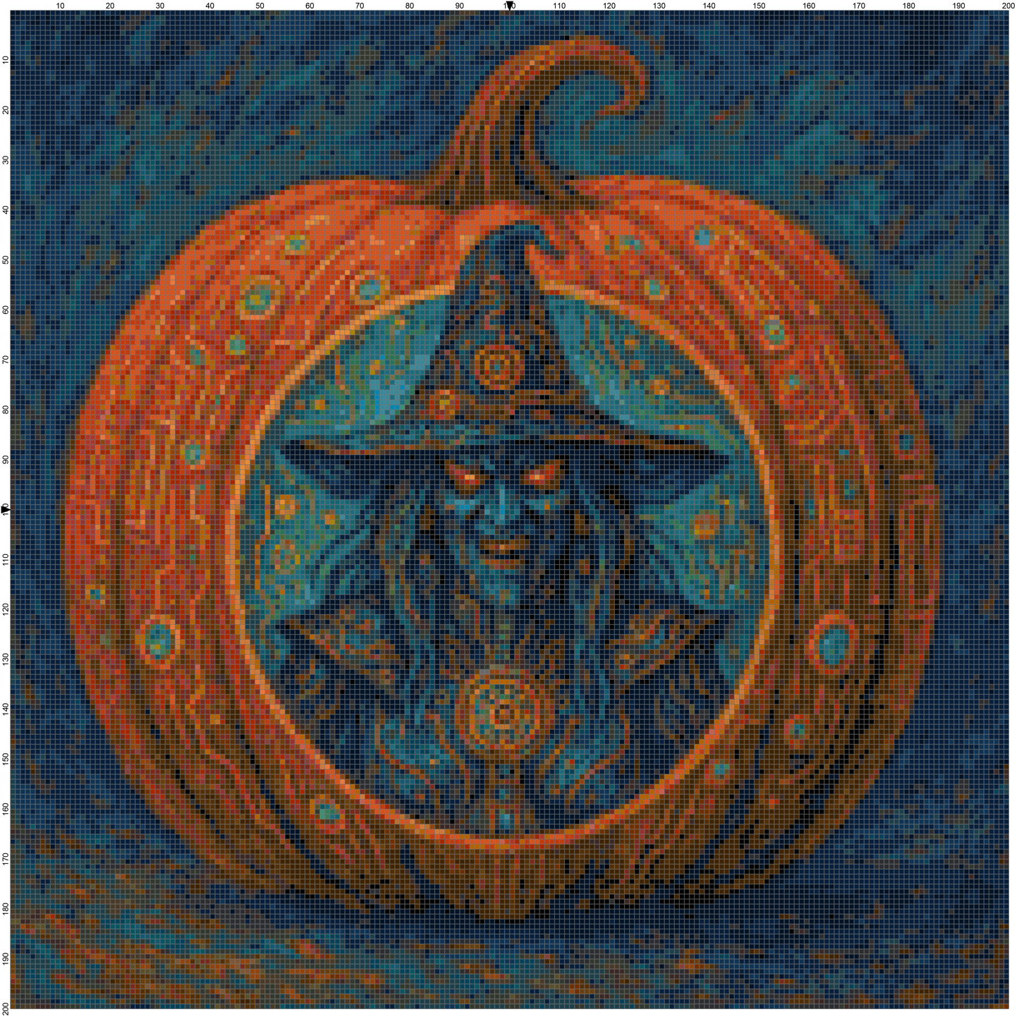 Magic Halloween: Cross Stitch Patterns - Book 29