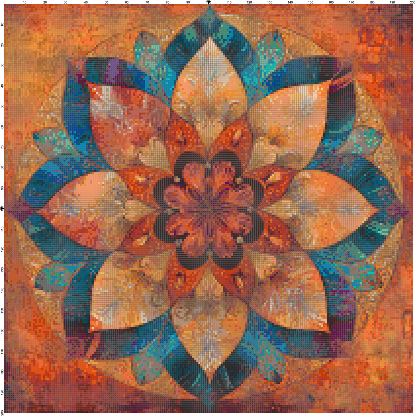 Color Vortex: Mandala Cross Stitch Patterns - Book 3