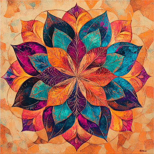 Color Vortex mandalas for meditation and relaxation — colorful printable mandala patterns in digital PDF format