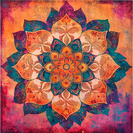 Color Vortex mandalas for meditation and relaxation — colorful printable mandala patterns in digital PDF format