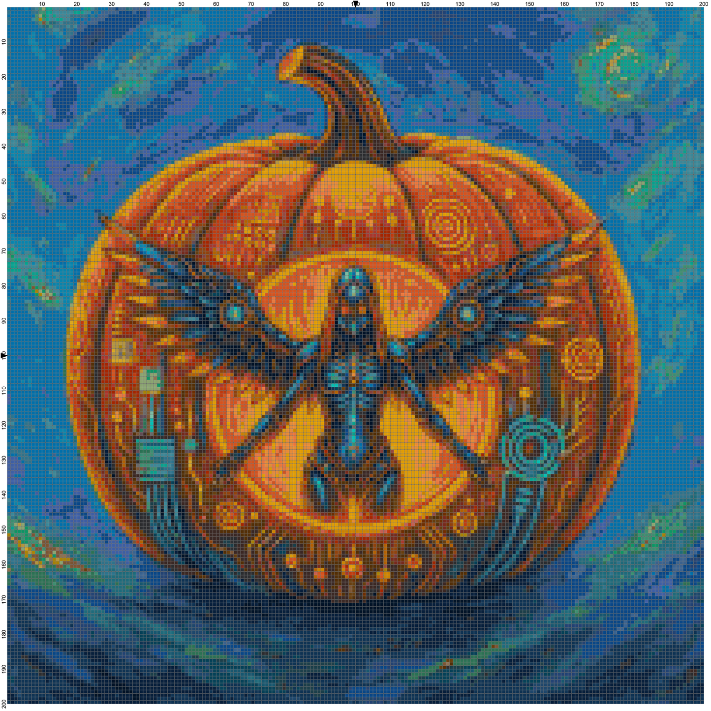 Magic Halloween: Cross Stitch Patterns - Book 24