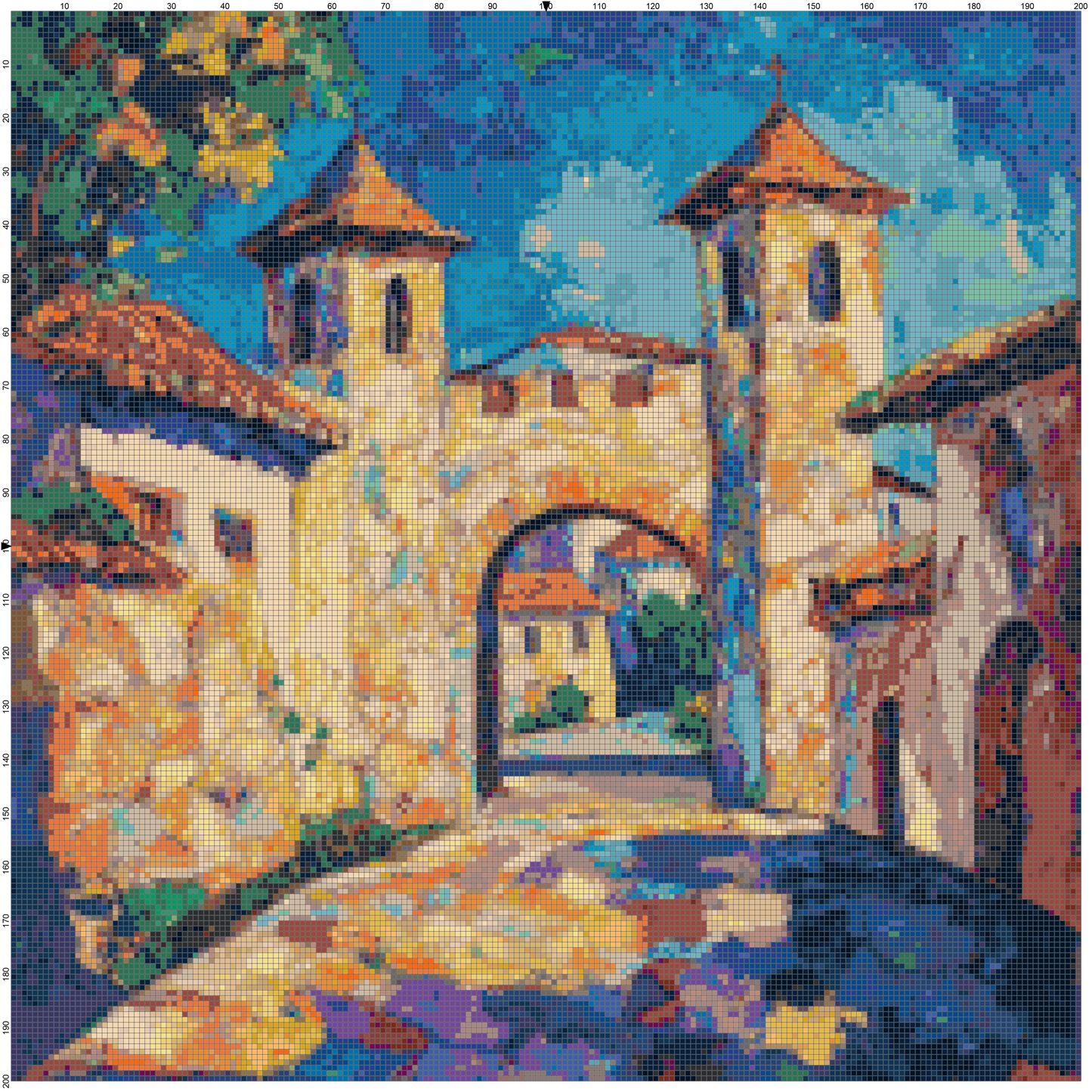 Romantic Architecture Collection: Cross Stitch Patterns - Book 11