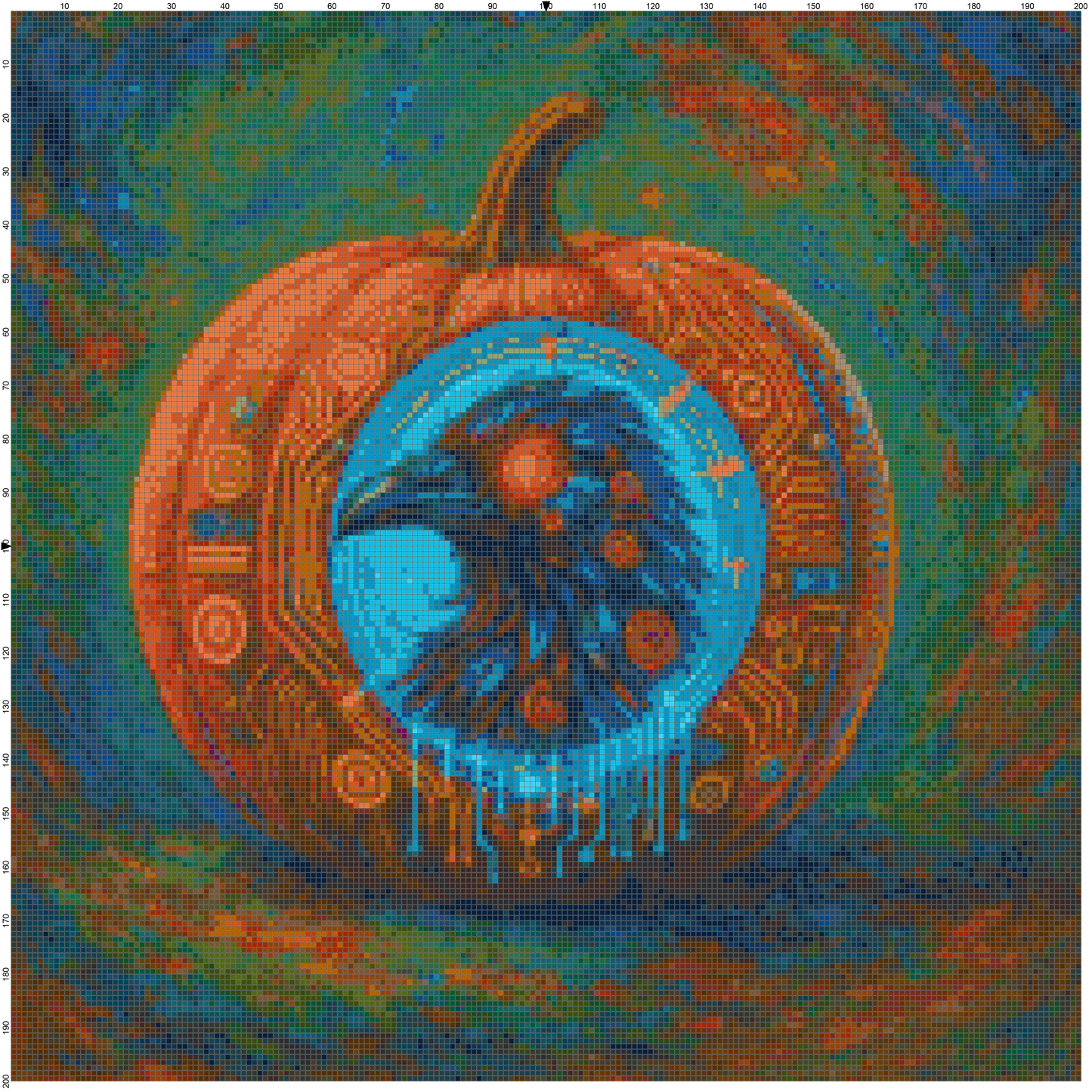 Magic Halloween: Cross Stitch Patterns - Book 18