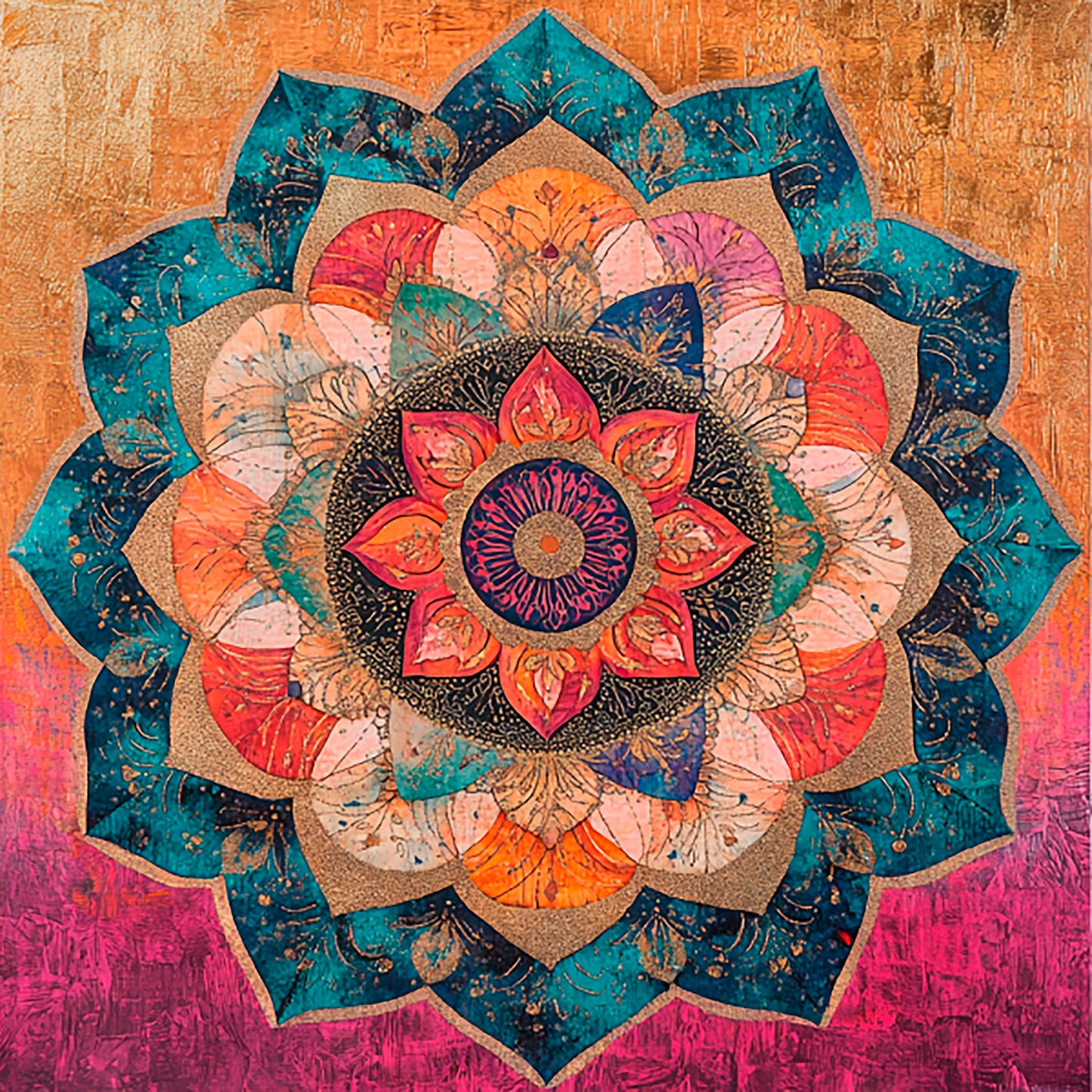 Color Vortex mandalas for meditation and relaxation — colorful printable mandala patterns in digital PDF format