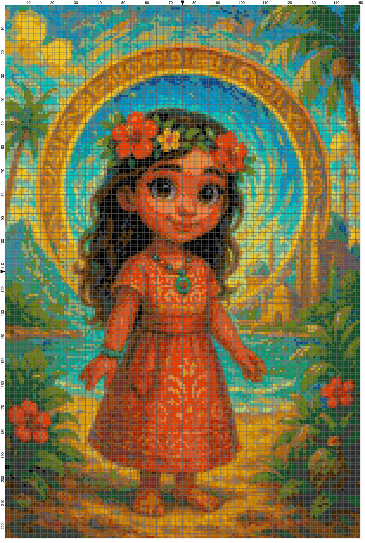 Little Princesses Around the World: Cross Stitch Patterns - Book 6