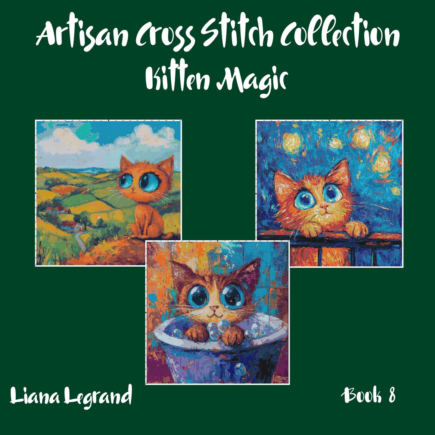 Kitten Magic: Cross Stitch Patterns - Book 8