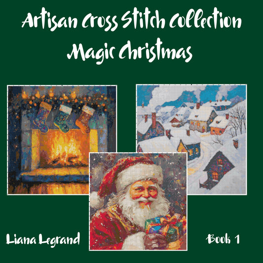 Magic Christmas: Christmas Cross Stitch Patterns - Book 1
