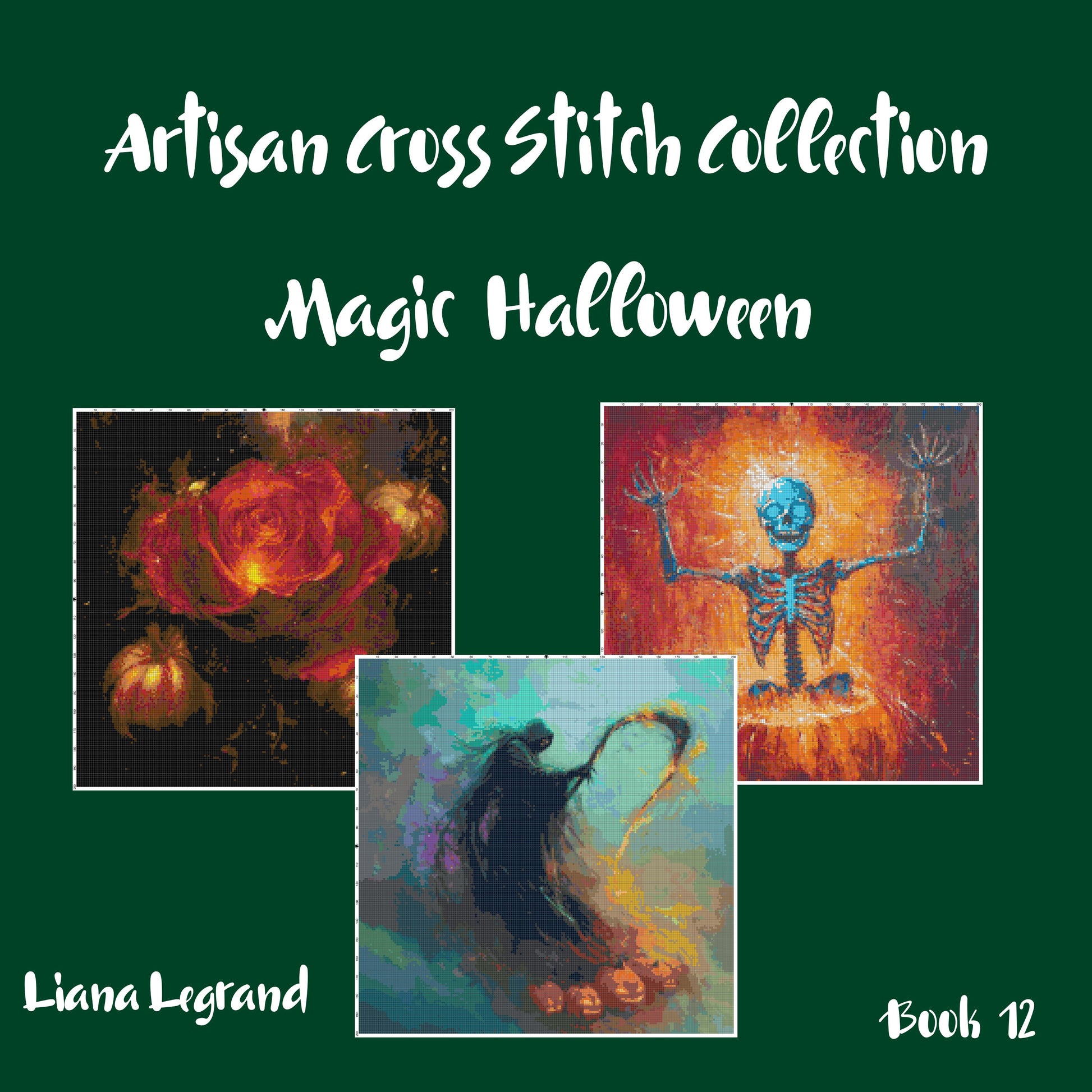 Magic Halloween: Cross Stitch Printable Patterns