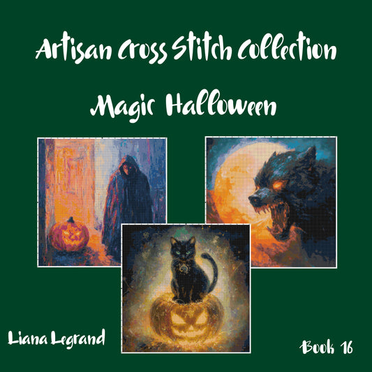 Magic Halloween: Cross Stitch Printable Patterns