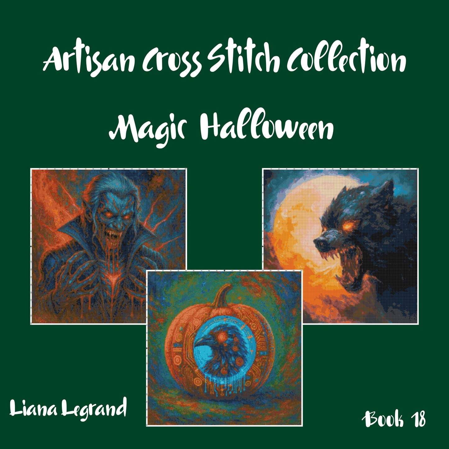 Magic Halloween: Cross Stitch Printable Patterns