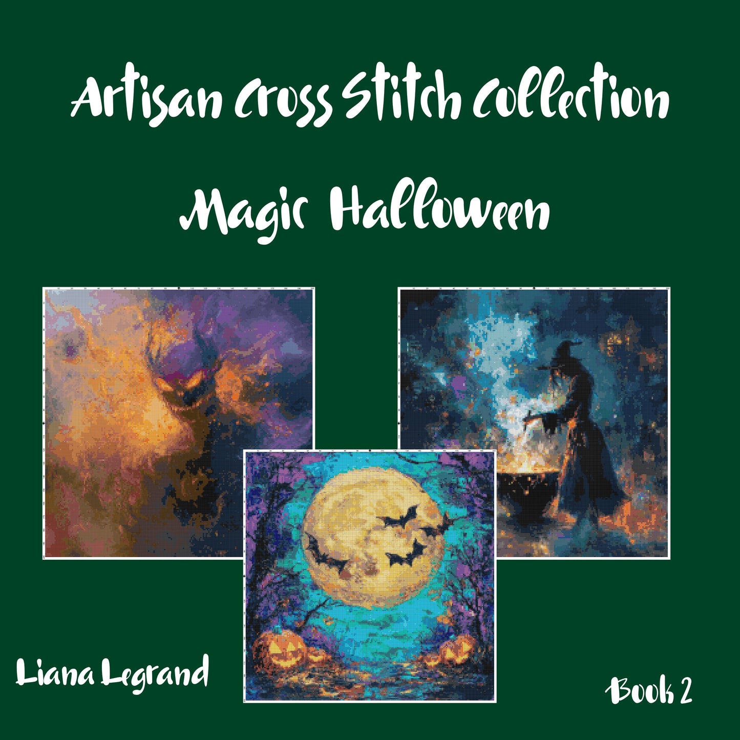 Magic Halloween: Cross Stitch Printable Patterns