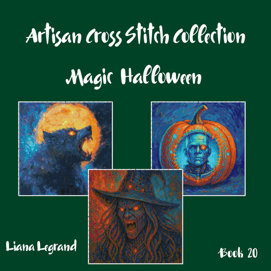 Magic Halloween: Cross Stitch Printable Patterns