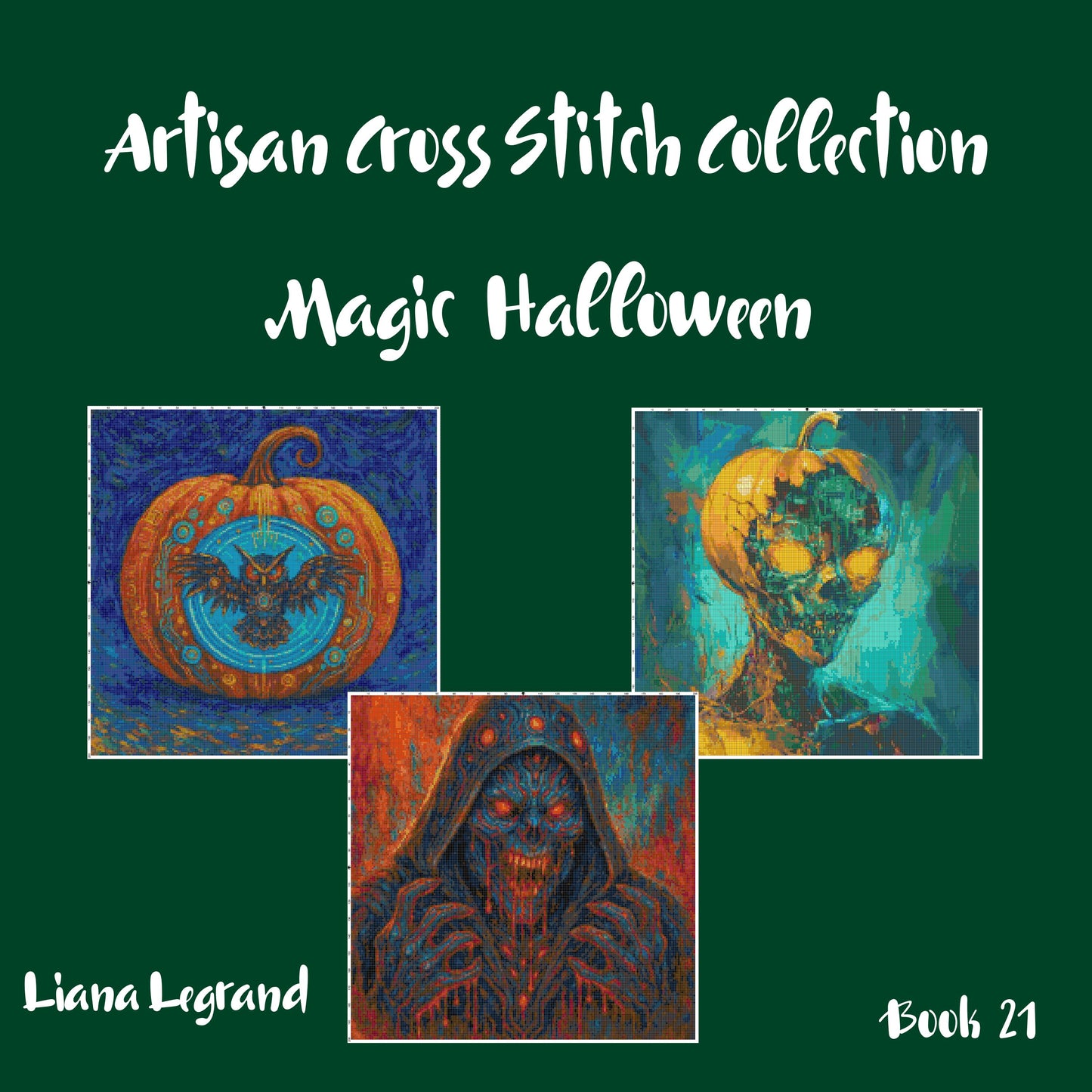 Magic Halloween: Cross Stitch Printable Patterns