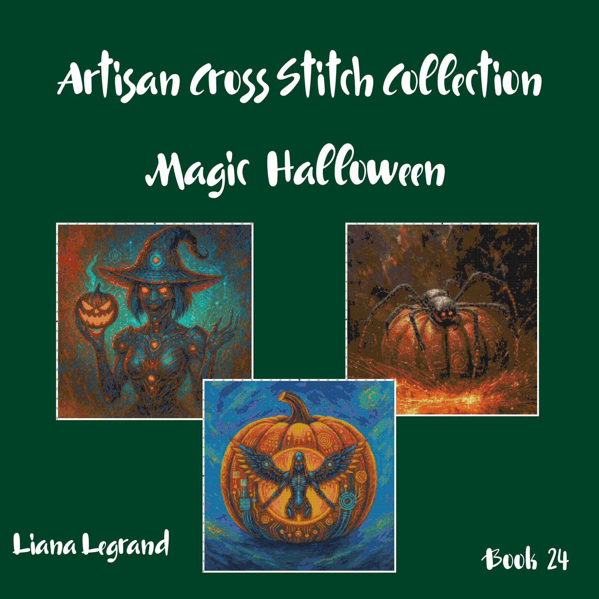 Magic Halloween: Cross Stitch Printable Patterns