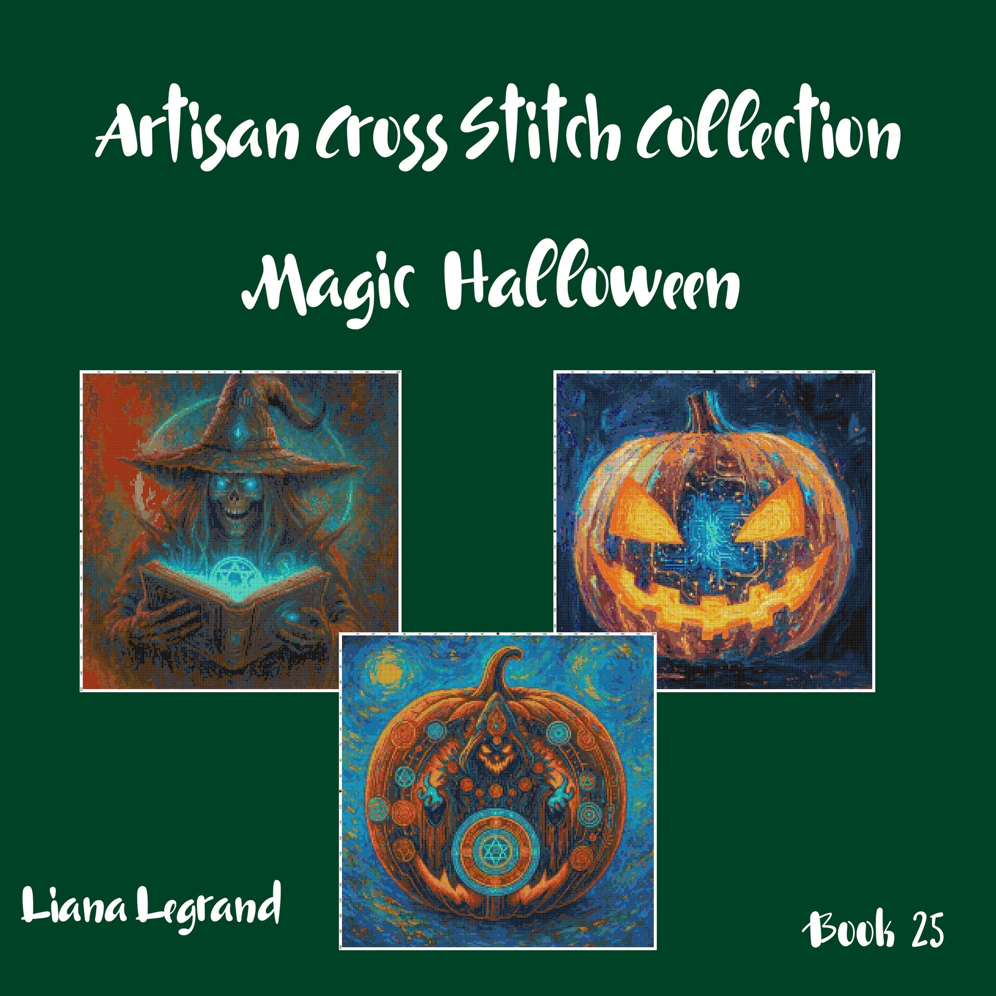 Magic Halloween: Cross Stitch Printable Patterns