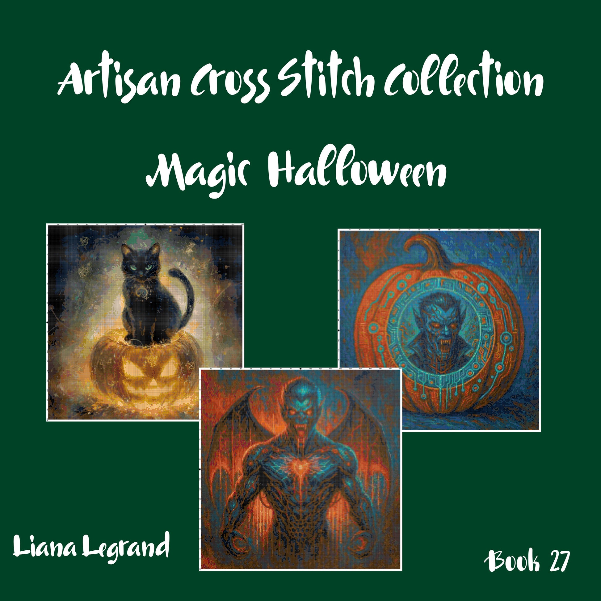 Magic Halloween: Cross Stitch Printable Patterns