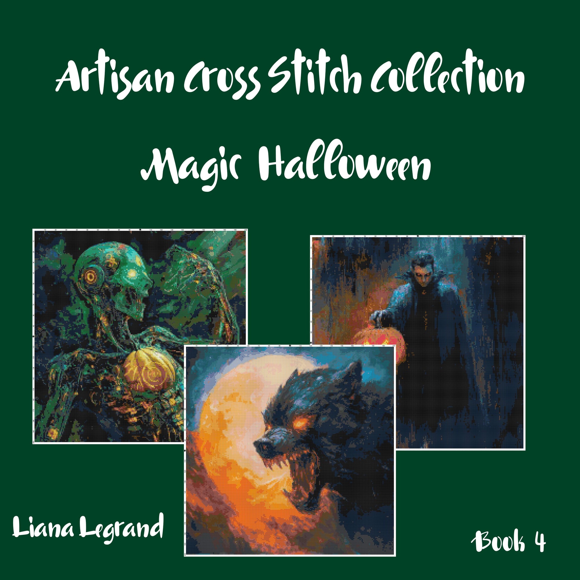 Magic Halloween: Cross Stitch Printable Patterns
