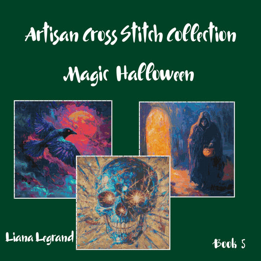 Magic Halloween: Cross Stitch Printable Patterns
