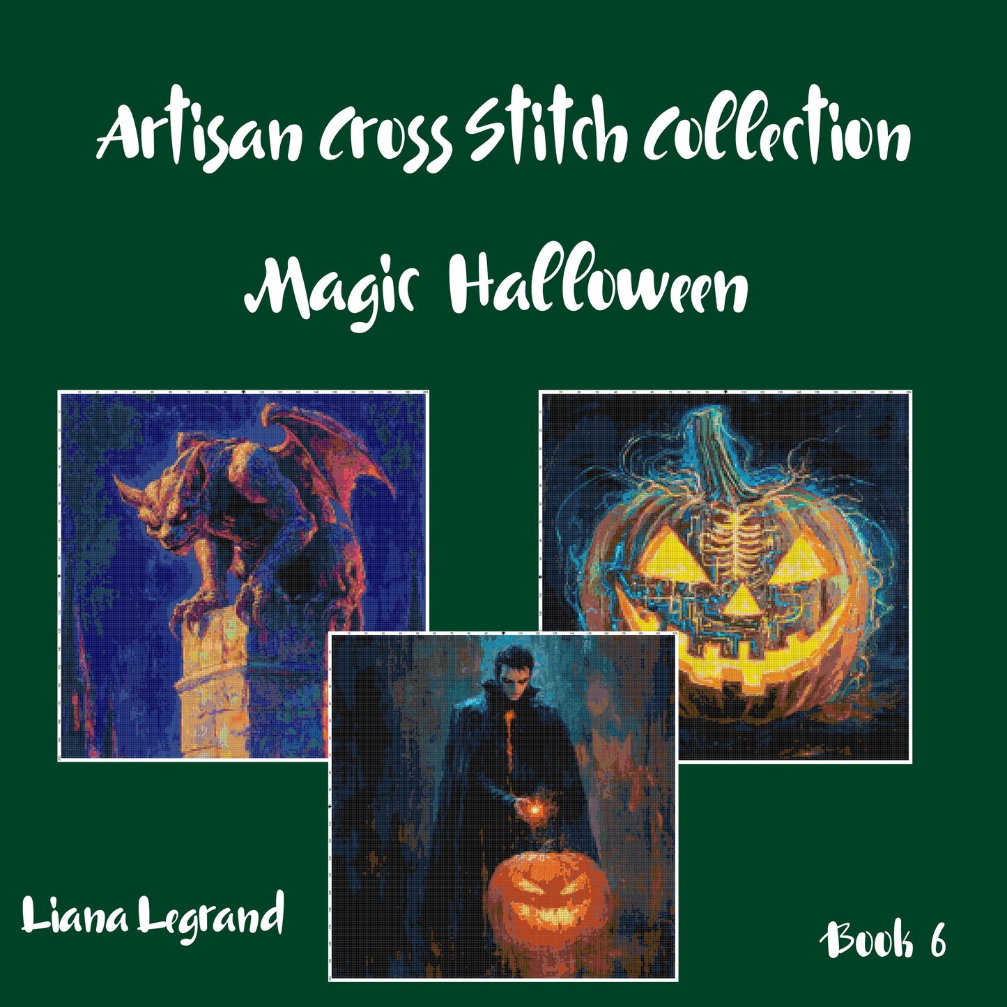 Magic Halloween: Cross Stitch Patterns - Book 6