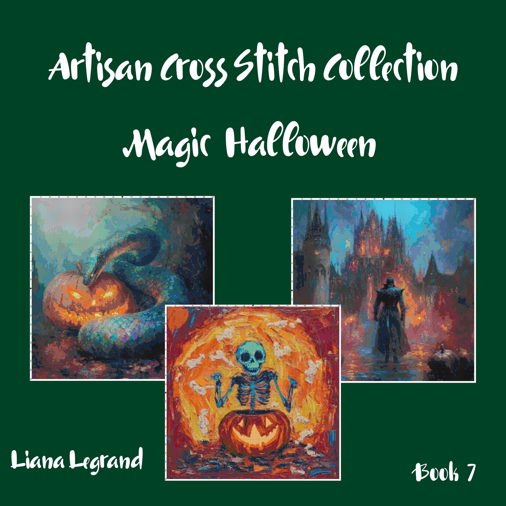 Magic Halloween: Cross Stitch Printable Patterns