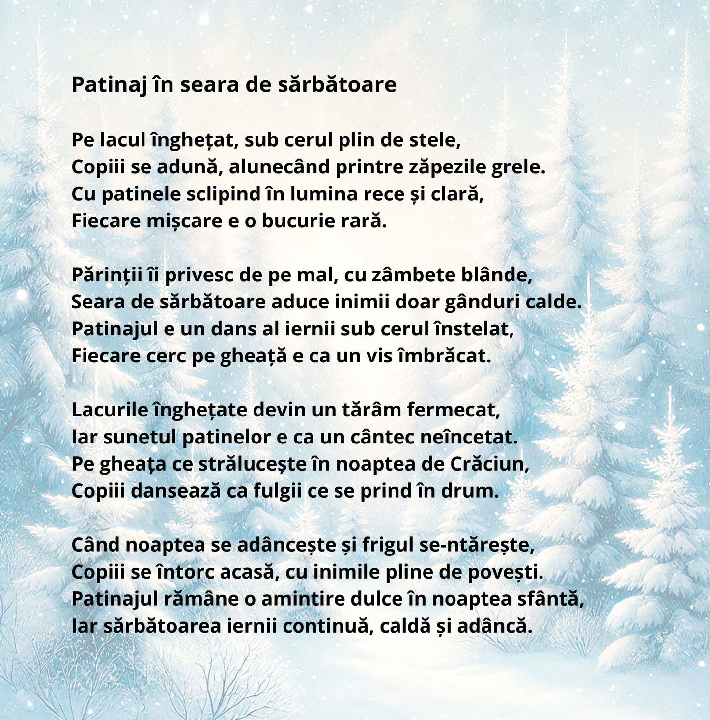 Winter Magic: Christmas & New Year Poetry Collection - Romanian edition