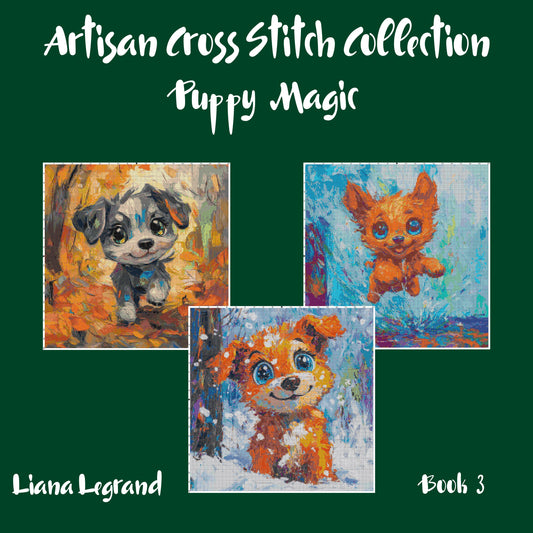Puppy Magic: Cross Stitch Patterns - Book 3
