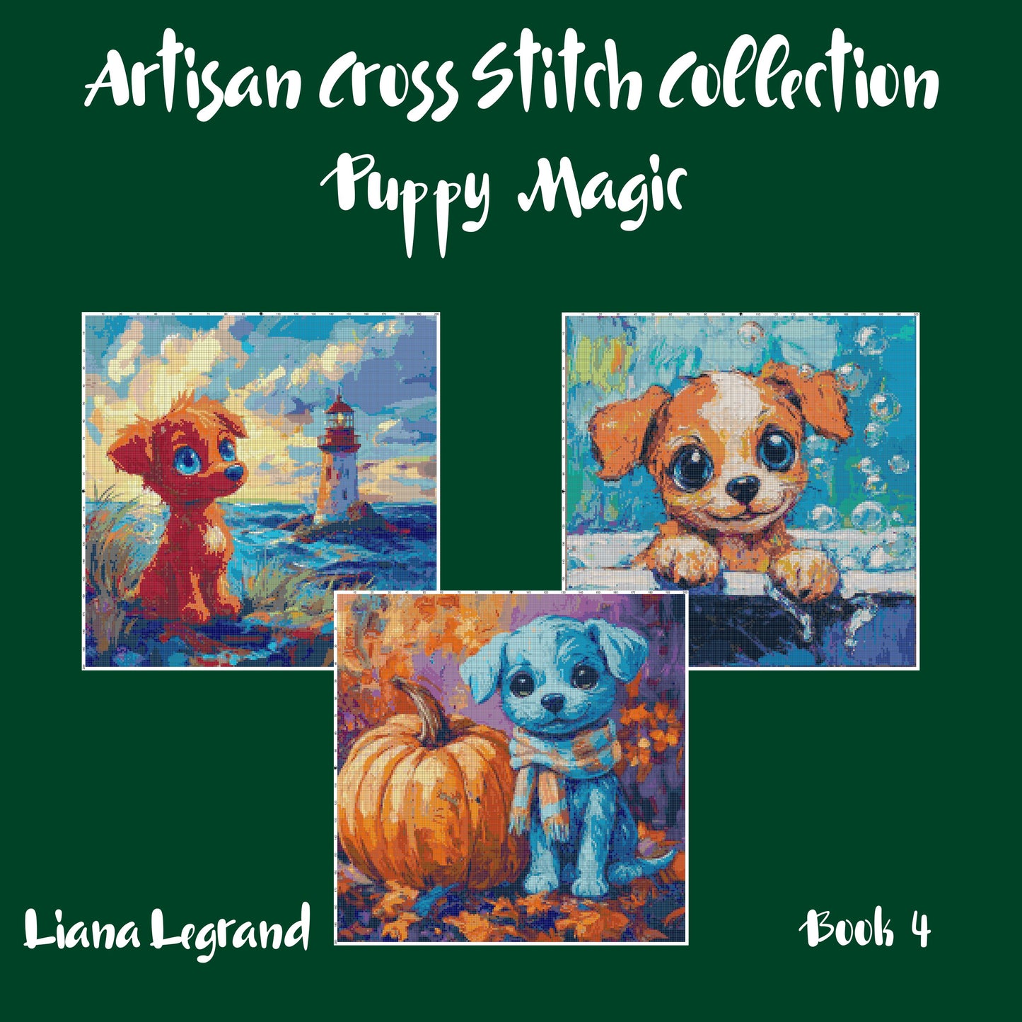 Puppy Magic: Cross Stitch Patterns - Book 4